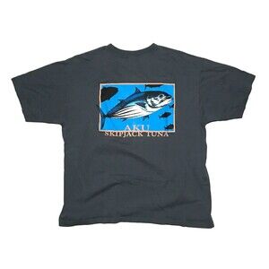 Lawai'a Vintage T Shirt Aku Skipjack Tuna Single Stitch XL